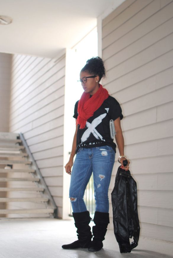 Ripped Jeans and Band Tees