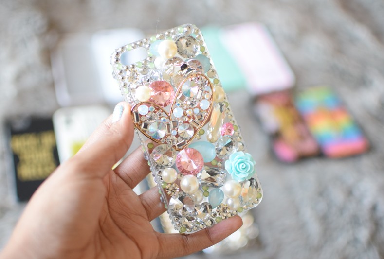 PZOZ For iphone 5se case Rhinestone glitter silicone cover