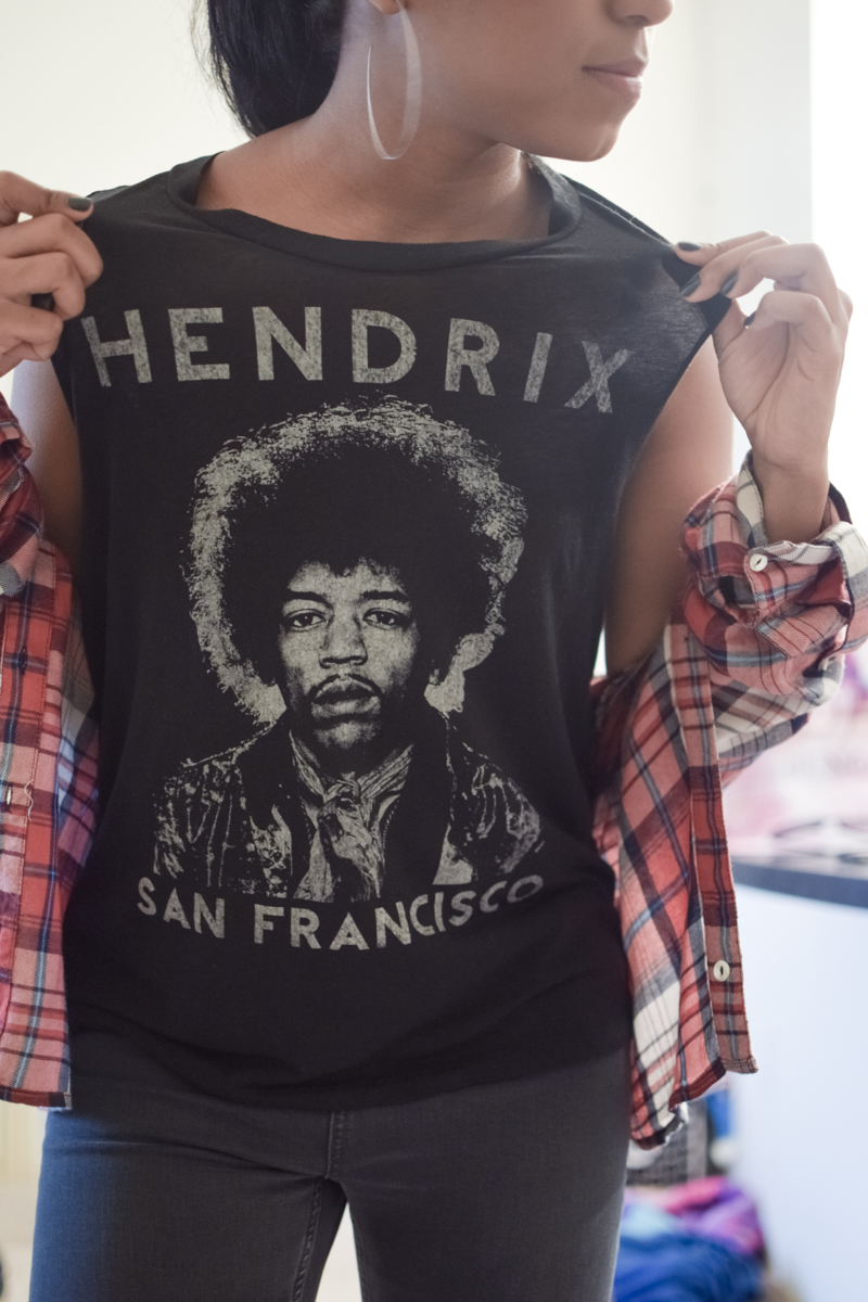 Jimi Hendrix Plaid-11