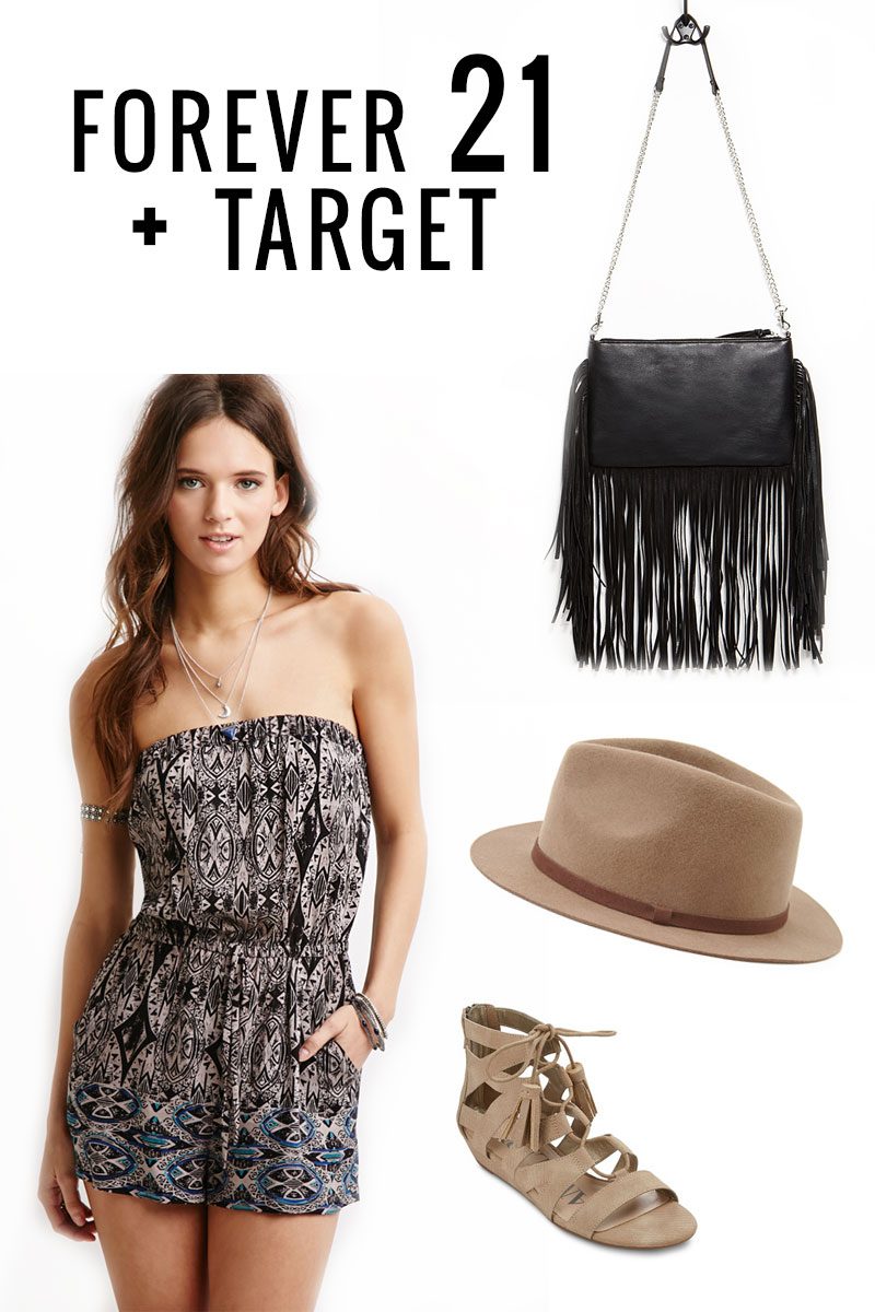 forever 21 and target music festival outfit