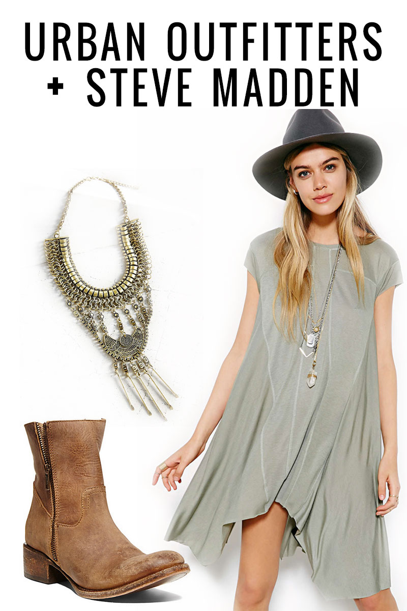 steve madden and urban outfitters music festival outfit