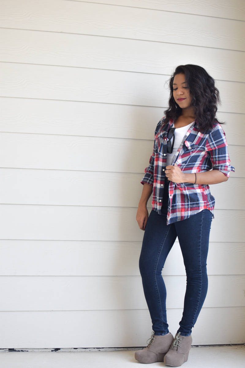 crop tops and flannel styling