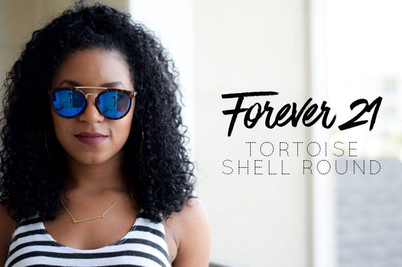Forever 21 Tortoise Shell Round Sunglasses Try On