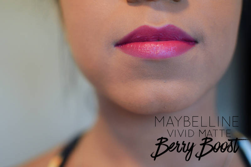 Maybelline-Vivid-Matte-Berry-Boost-on-Dark-Skin