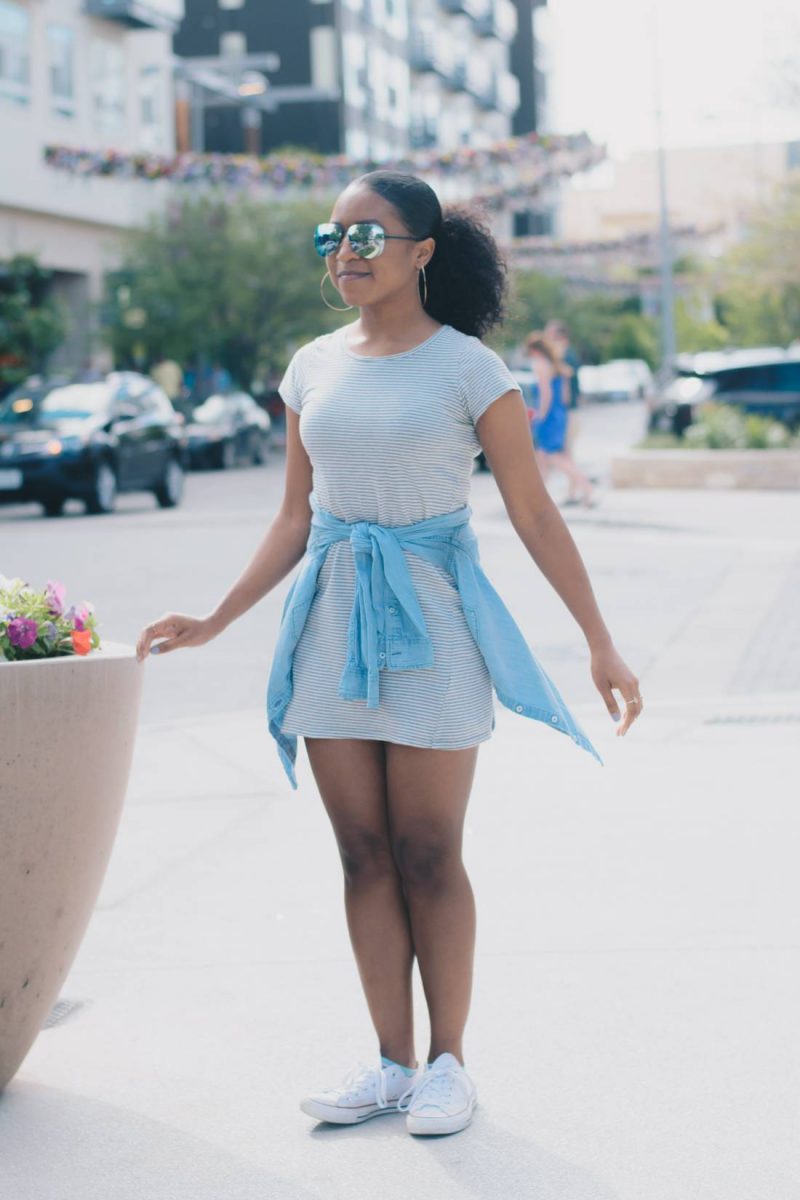 How to Style the Tshirt dress