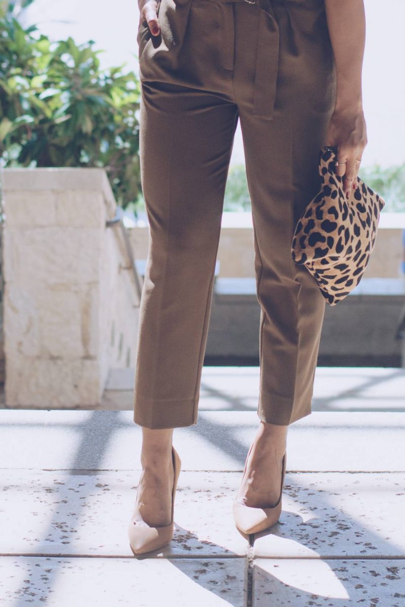 Neutral Office Look Topshop Trousers