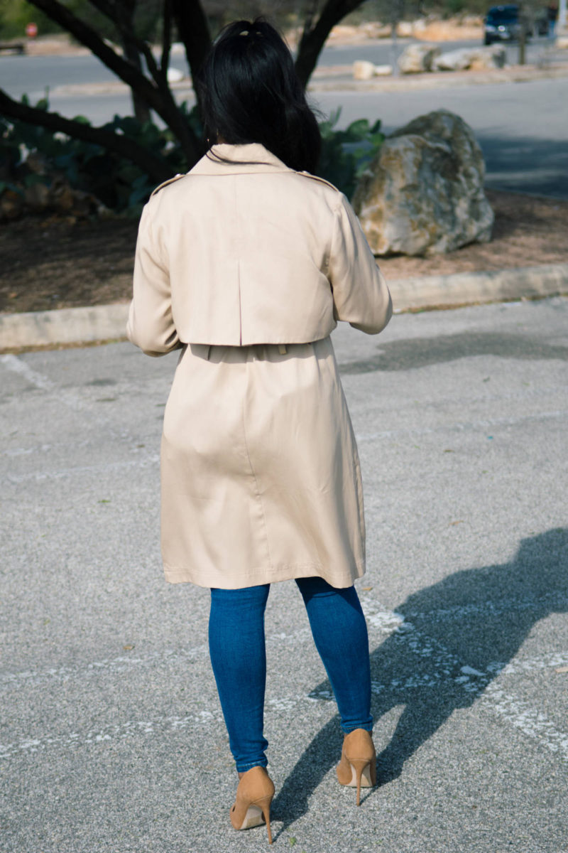 style trench coat outift