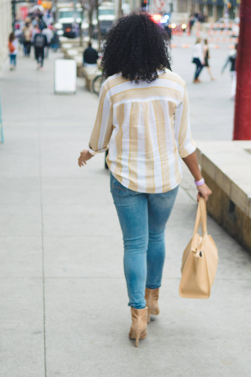 the yellow striped shirt and what i wore to sxsw