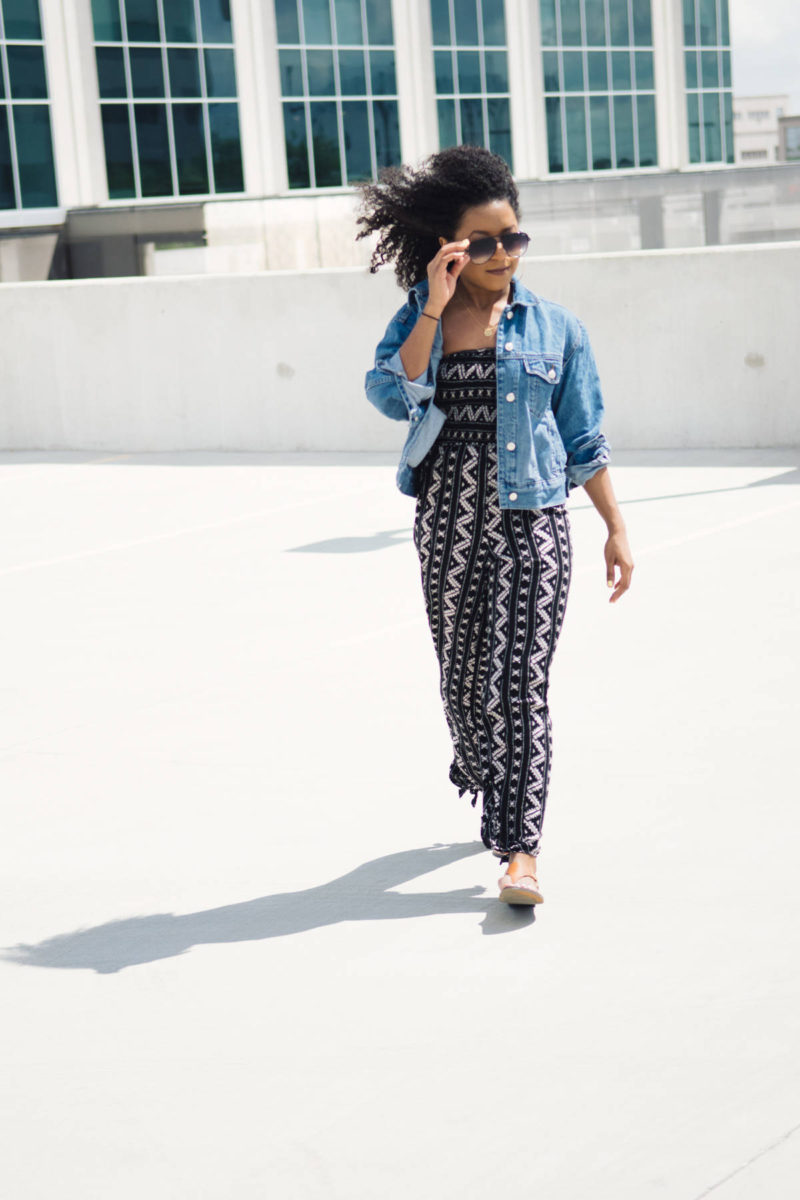 Urban Outfitters Smocked Jumpsuit