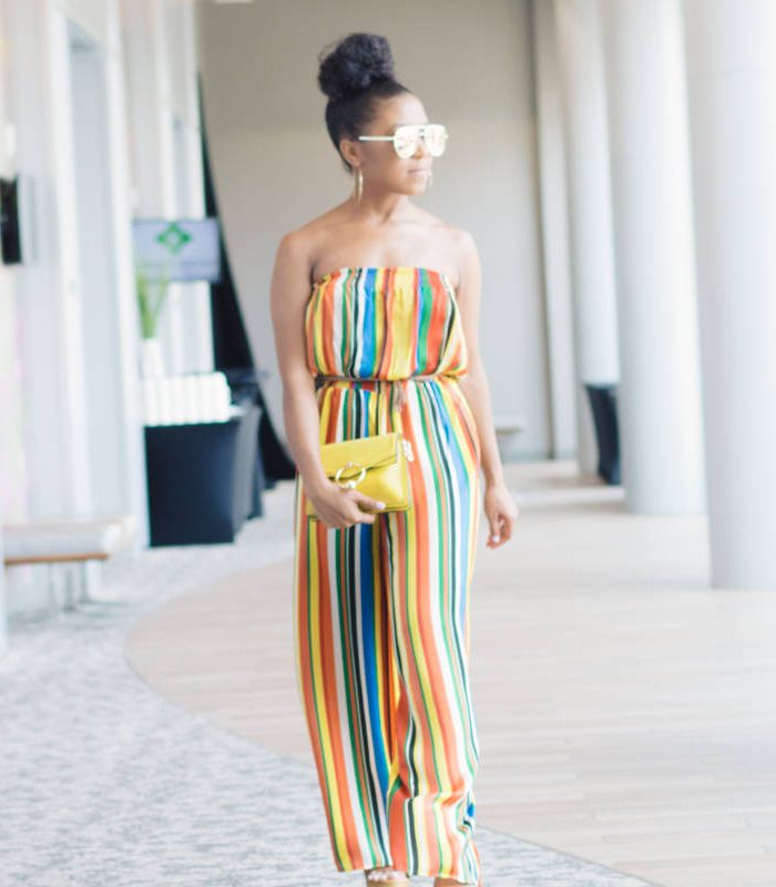 Trying Trends | The Colorful Striped Jumpsuit