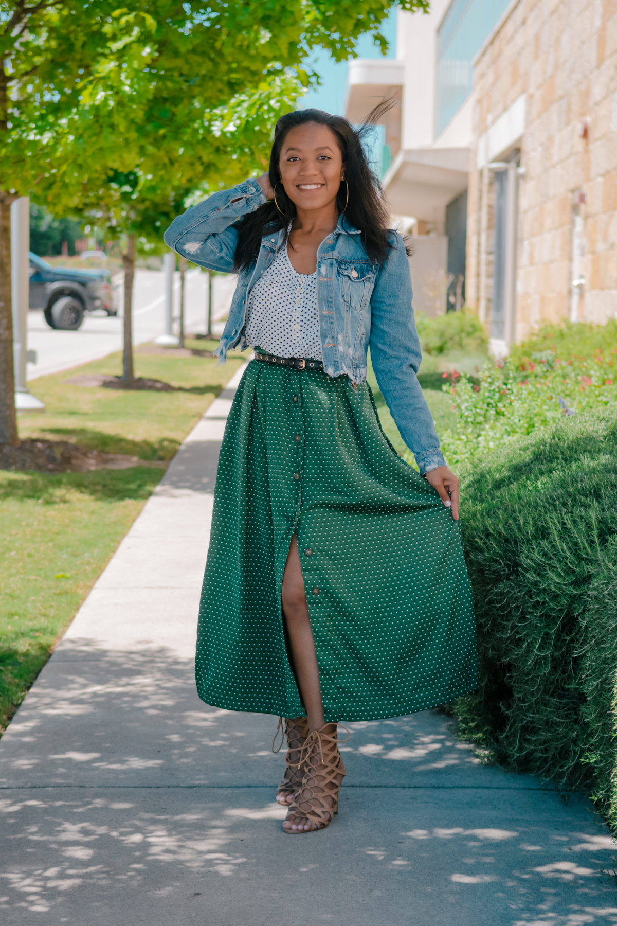 How To Style Green Maxi Skirt | peacecommission.kdsg.gov.ng