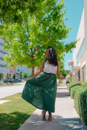 how to style long skirts for petite girls