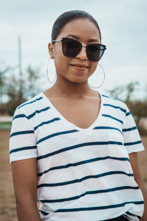 styling the striped tee