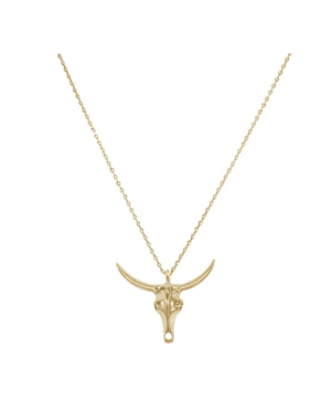 Gold Longhorn necklace