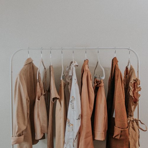 Clothing rack aesthetic ideas
