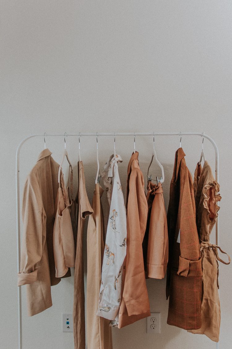 Clothing rack aesthetic ideas